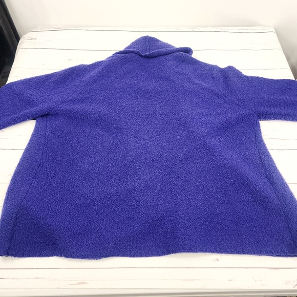 Eileen Fisher Merino Cashmere Shawl Collar Open Cardigan L - Picture 2 of 4